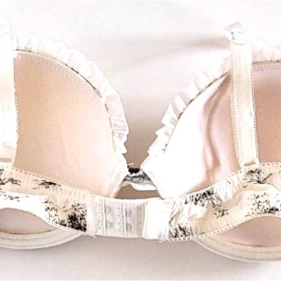Authentic NEW Dolce & Gabbana  no tags. Delicate French Toile Pattern Ivory Bra - Picture 2 of 10